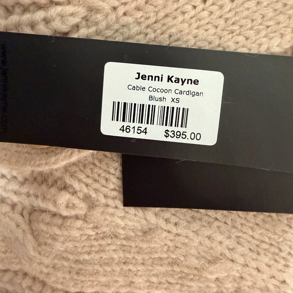 Jenni Kayne NWT Cable Cocoon Cardigan Pink Blush Size XS - Picture 9 of 15